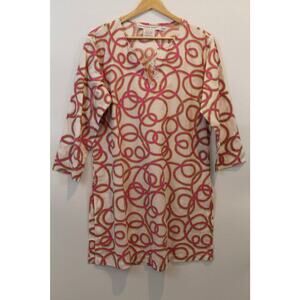 GRETCHEN SCOTT Sz S Small Mommy & Me Tunic String Thing Pink Green NWT